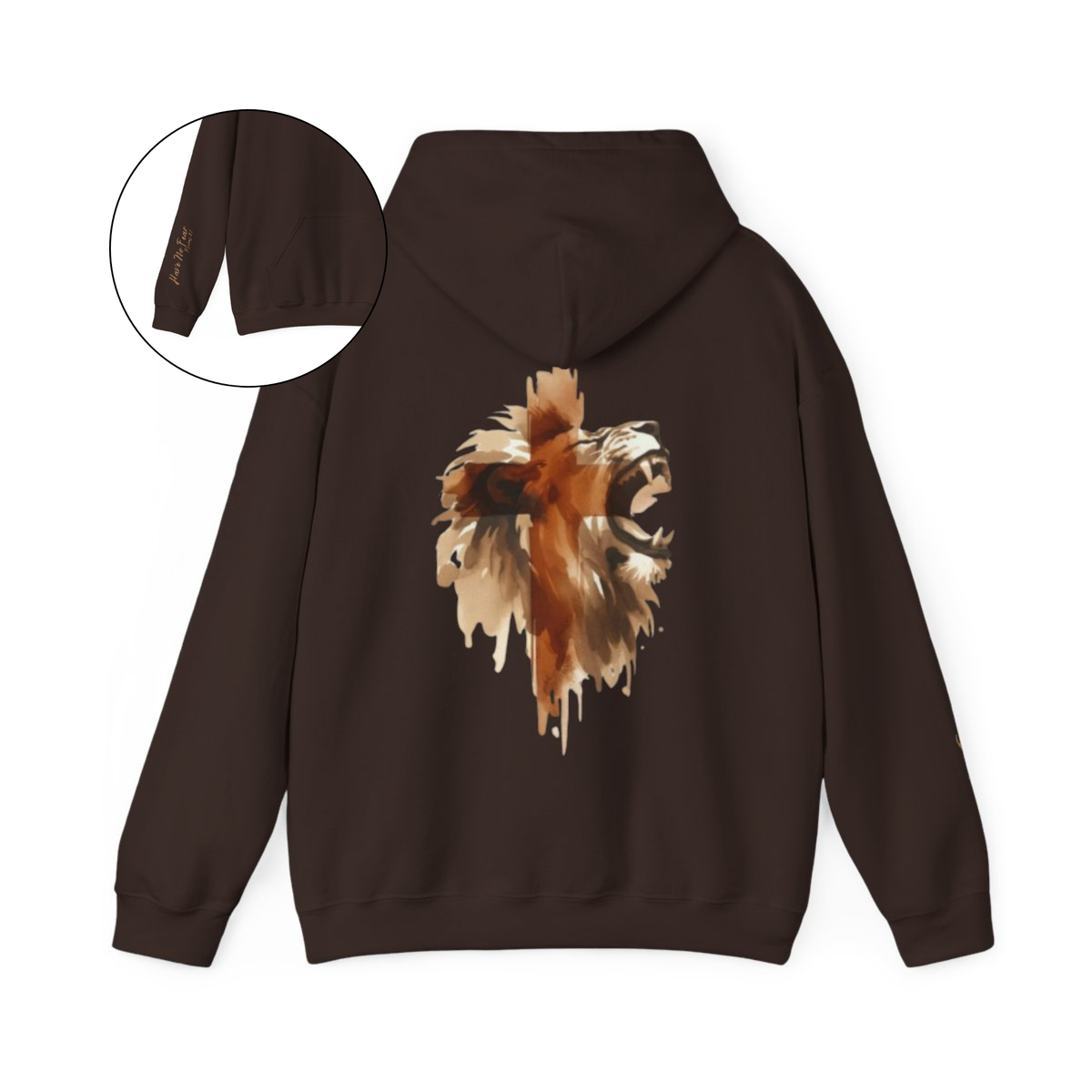 Have No Fear Scripture Lion Hoodie