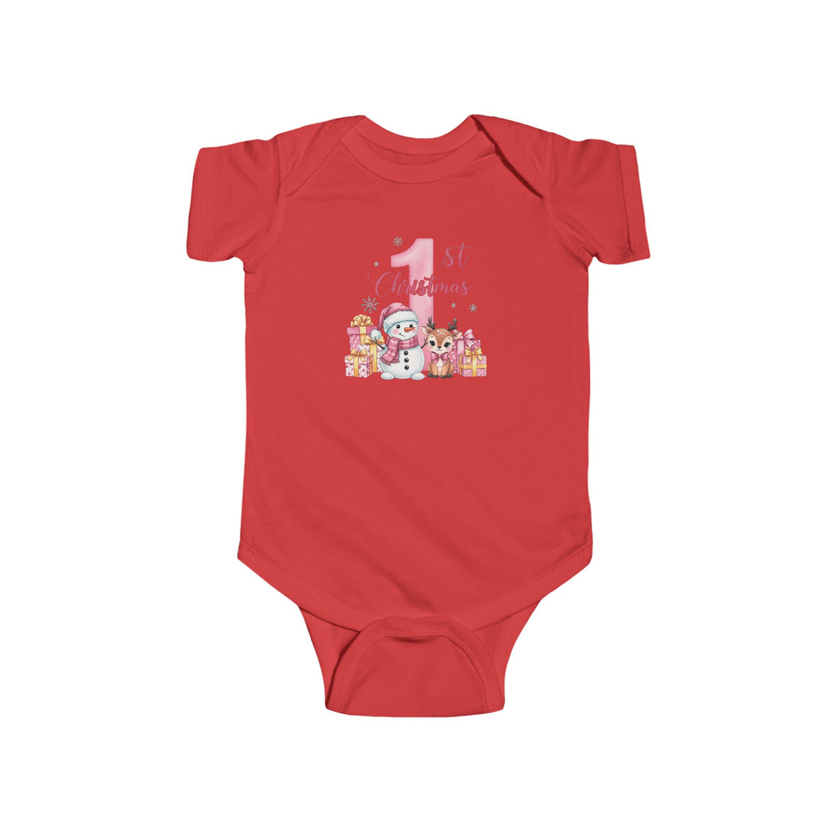 Baby Girls 1st Christmas Infant Onesie