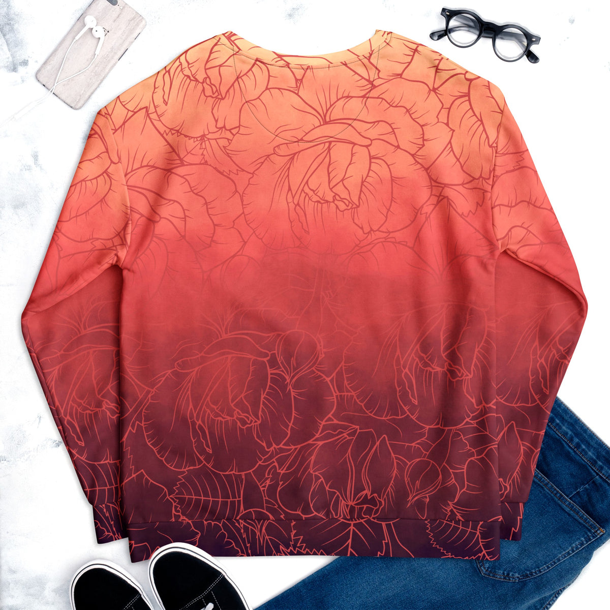 Floral Sunset Sweatshirt