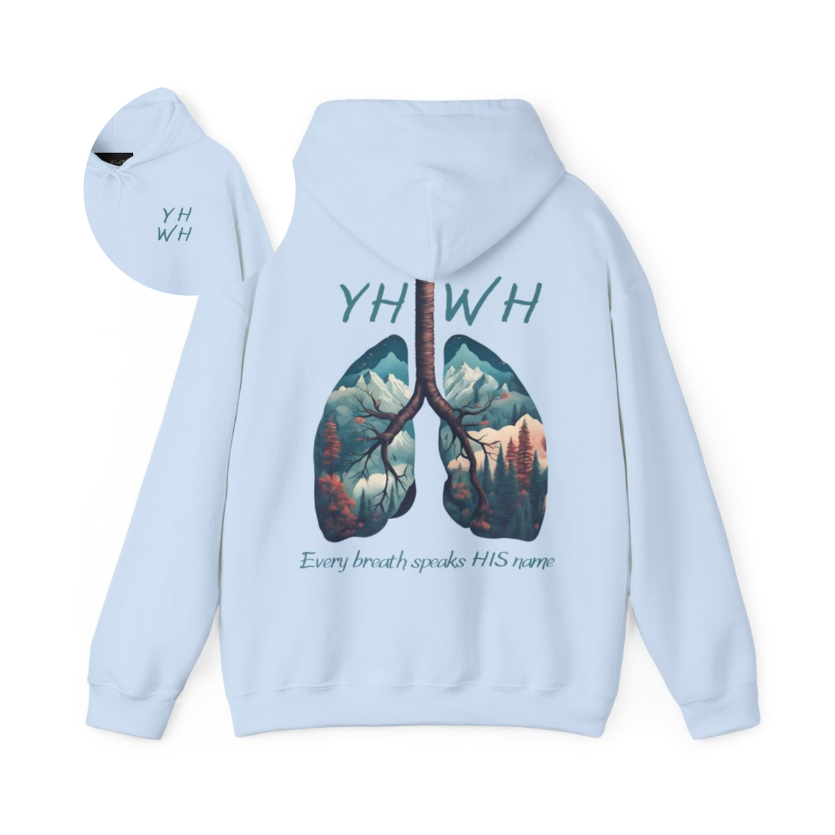 Every Breath Speaks HIS Name Christian Hoodie