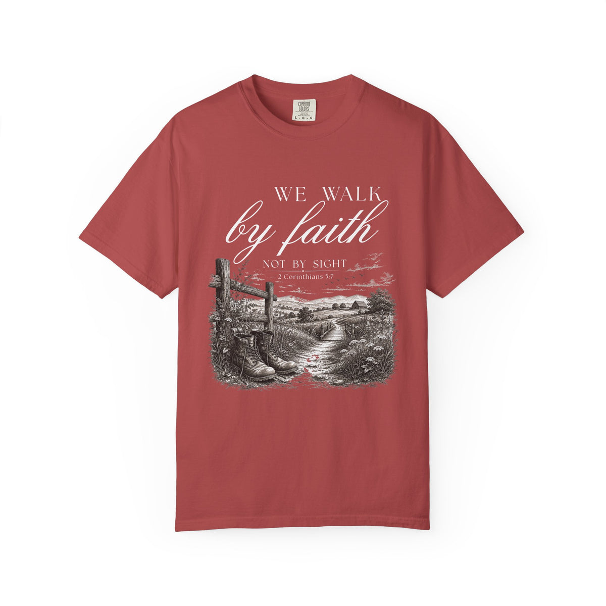 Walk by Faith Not By Sight Christian T-Shirt