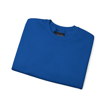 Crewneck Sweatshirt — Minimal Cross Sleeve Design