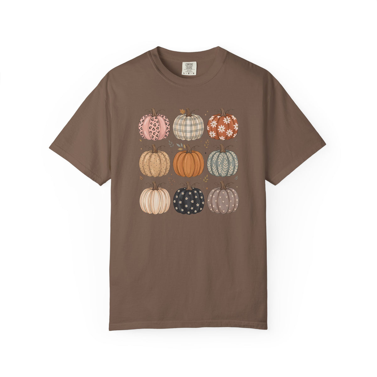 Autumn Patchwork Pumpkins T-Shirt