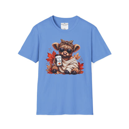 Fueled By Chaos Cow Cozy Autumn Graphic Tee