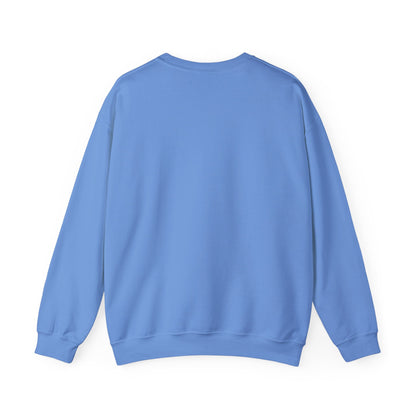 Crewneck Sweatshirt — Minimal "Be The Light" Sunrise Graphic