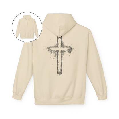Spray Painted Jesus Cross Hoodie