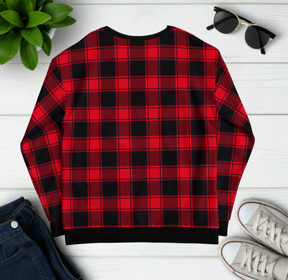 Checkered Unisex Sweatshirt