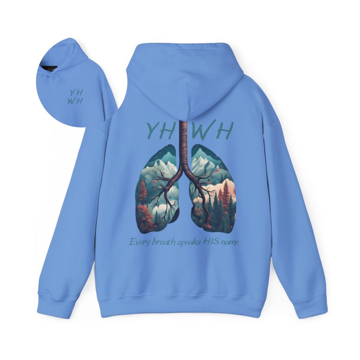 Every Breath Speaks HIS Name Christian Hoodie
