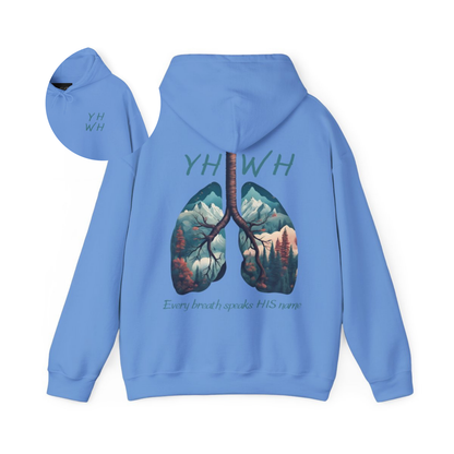 Every Breath Speaks HIS Name Christian Hoodie