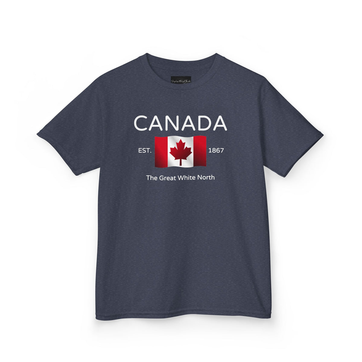 Canada The Great White North Est 1867 Youth T-Shirt
