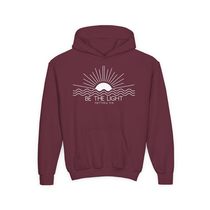 Be The Light Sunrise Youth Hoodie