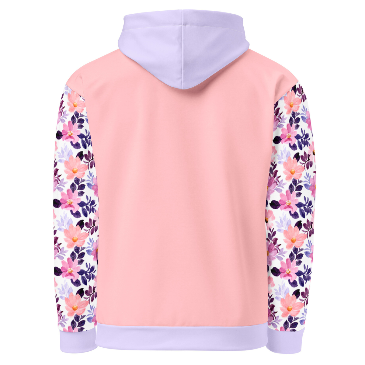 Pink Floral Unisex Hoodie
