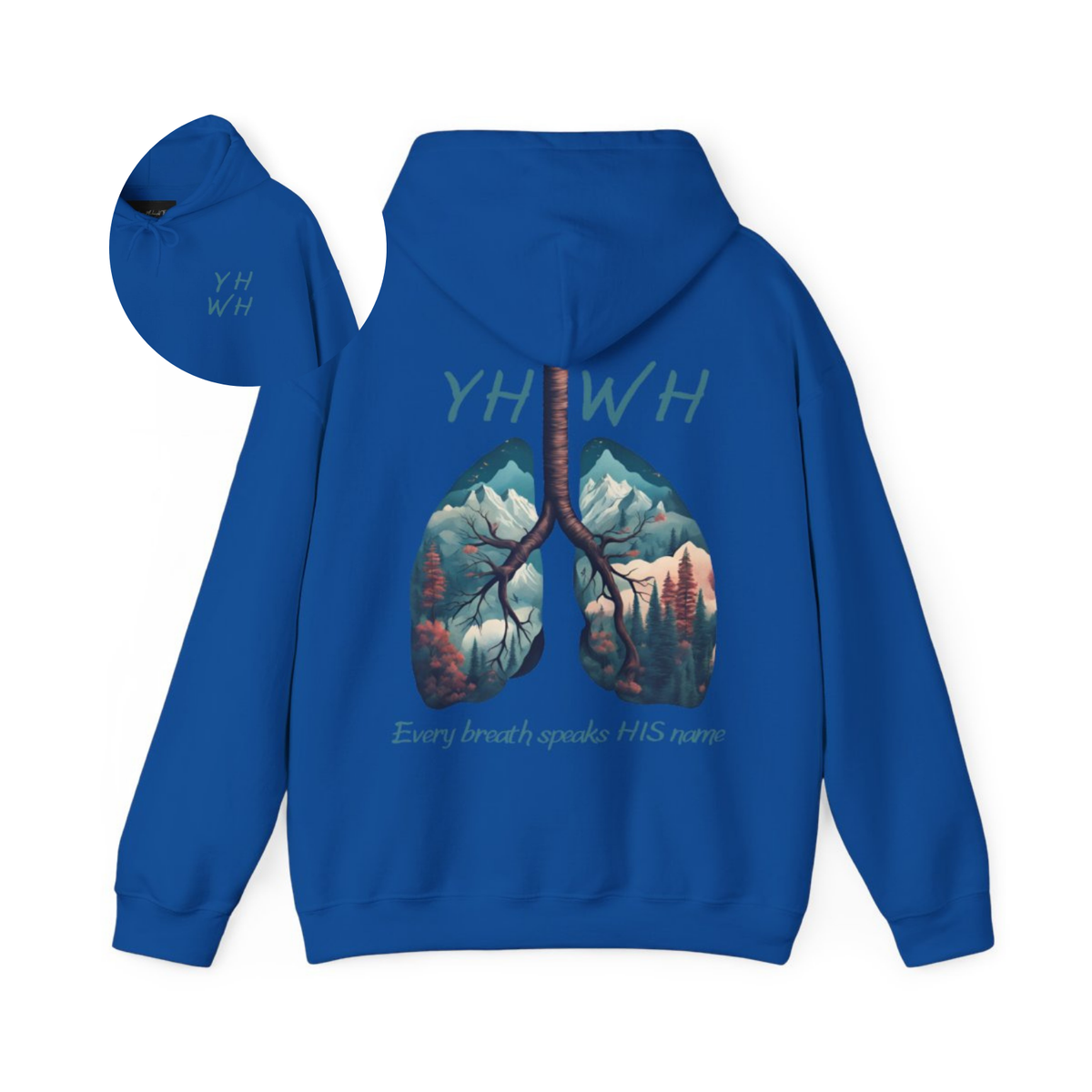 Every Breath Speaks HIS Name Christian Hoodie