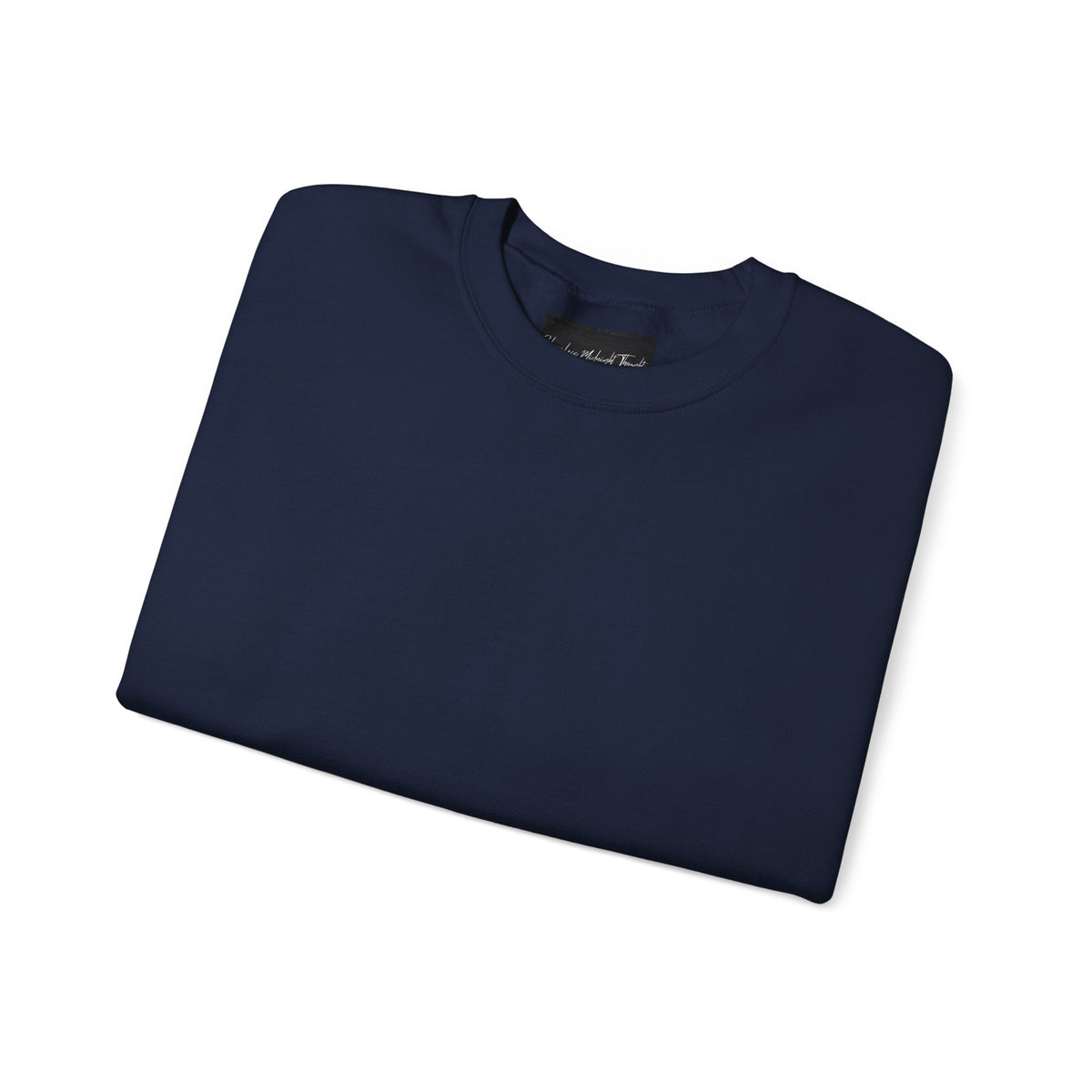 Crewneck Sweatshirt — Minimal Cross Sleeve Design