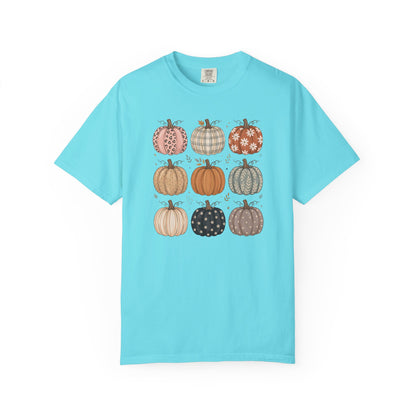 Autumn Patchwork Pumpkins T-Shirt