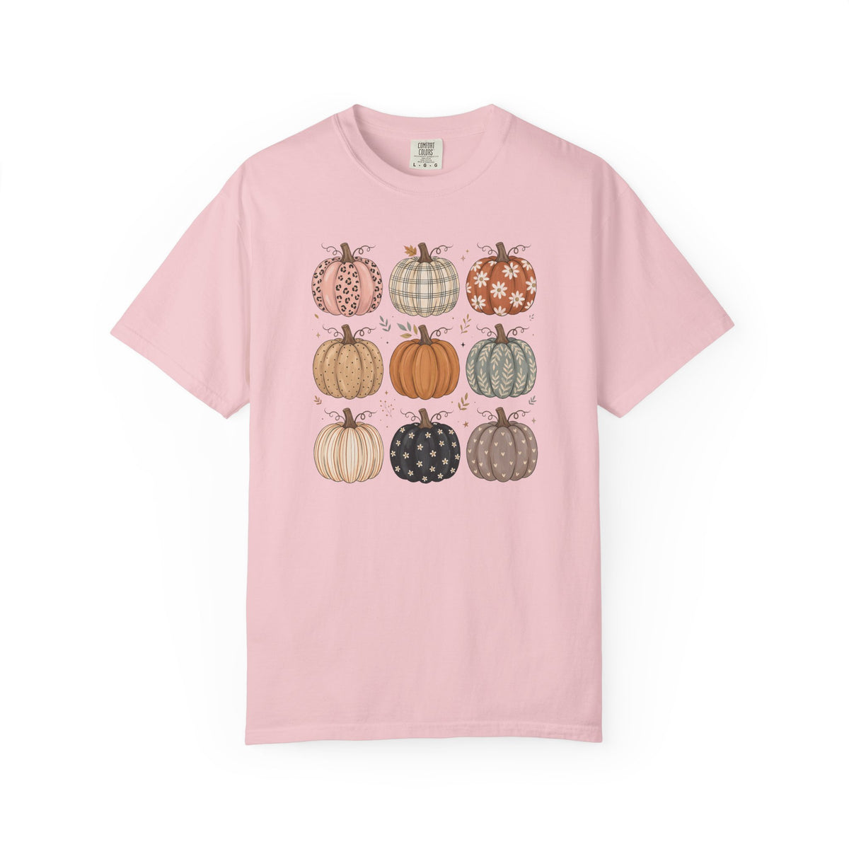 Autumn Patchwork Pumpkins T-Shirt