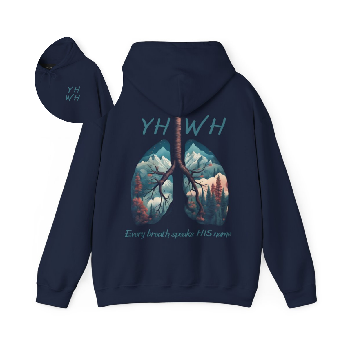 Every Breath Speaks HIS Name Christian Hoodie
