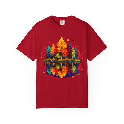 Autumn Lake Reflection T-Shirt