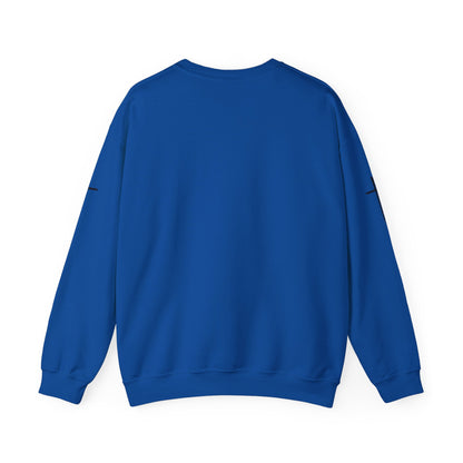 Crewneck Sweatshirt — Minimal Cross Sleeve Design