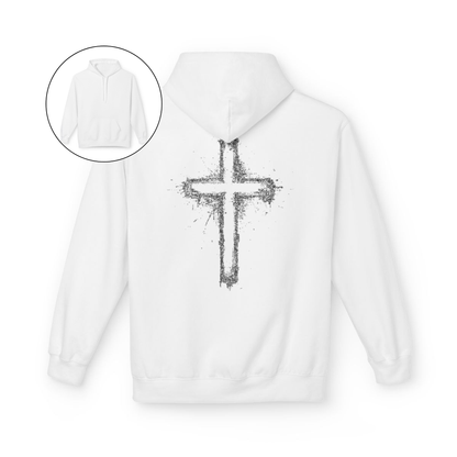 Spray Painted Jesus Cross Hoodie
