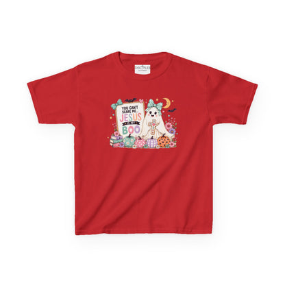 Ghost Halloween Shirt “You Can’t Scare Me, Jesus Is My Boo” Kids T-Shirt