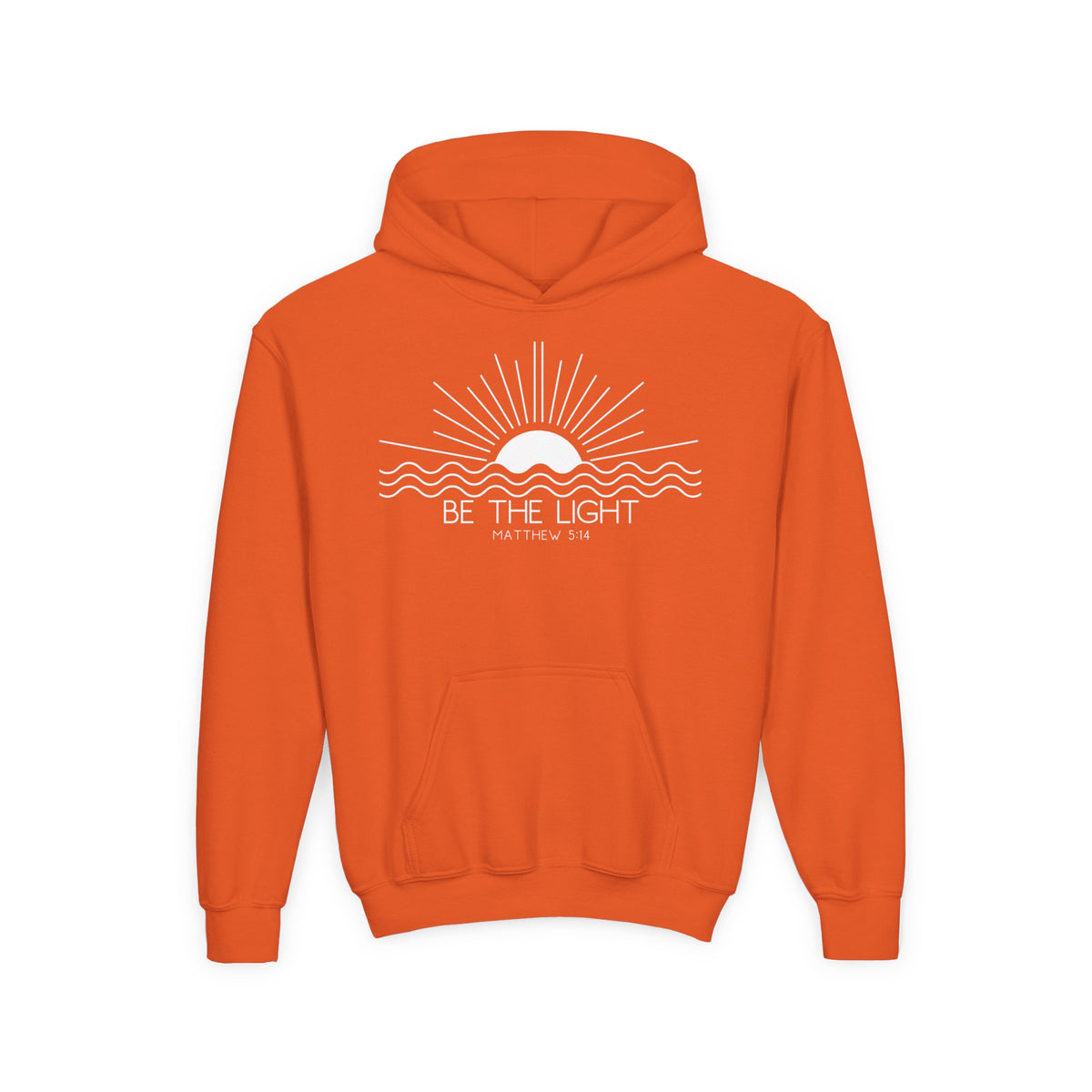 Be The Light Sunrise Youth Hoodie