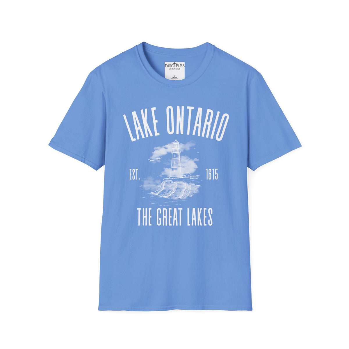 Lake Ontario Vintage Lighthouse — The Great Lakes Est. 1815 T-Shirt