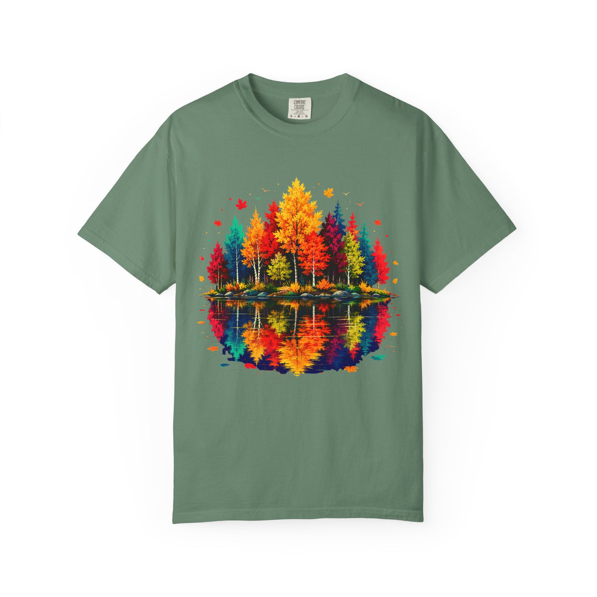 Autumn Lake Reflection T-Shirt