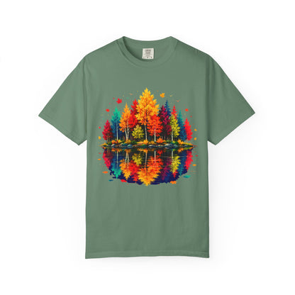 Autumn Lake Reflection T-Shirt