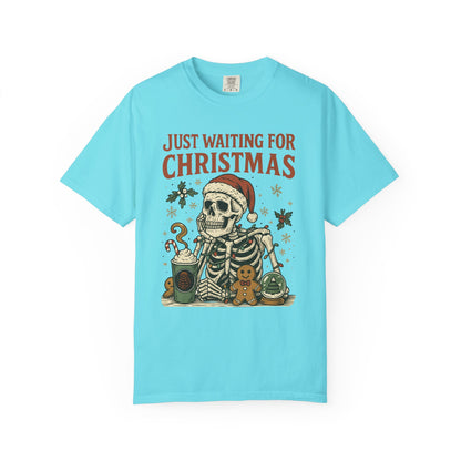 Just Waiting for Christmas Holiday Tee