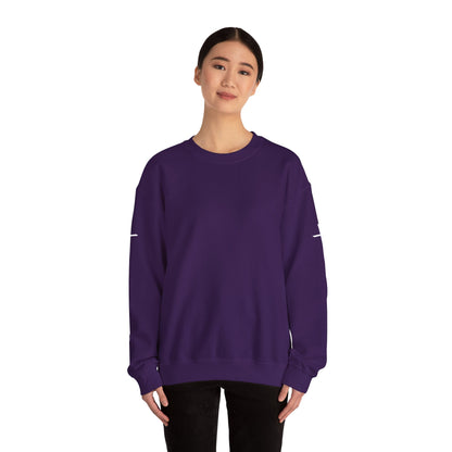 Crewneck Sweatshirt — Minimal Cross Sleeve Design