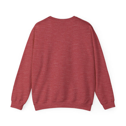 Crewneck Sweatshirt — Minimal "Be The Light" Sunrise Graphic