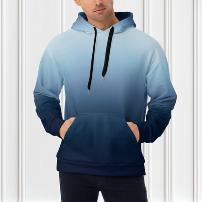 Navy Blue Ombre Hoodie