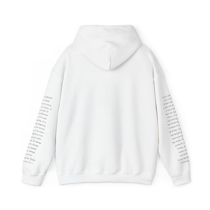 Love Like Jesus Hoodie — Christian Faith Pullover with Scripture Sleeve Text