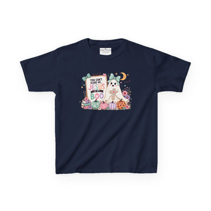Ghost Halloween Shirt “You Can’t Scare Me, Jesus Is My Boo” Kids T-Shirt