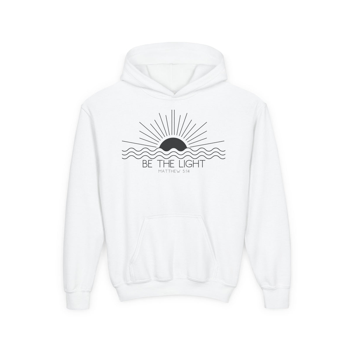 Be The Light Sunrise Youth Hoodie