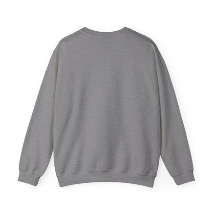 Crewneck Sweatshirt — Minimal "Be The Light" Sunrise Graphic