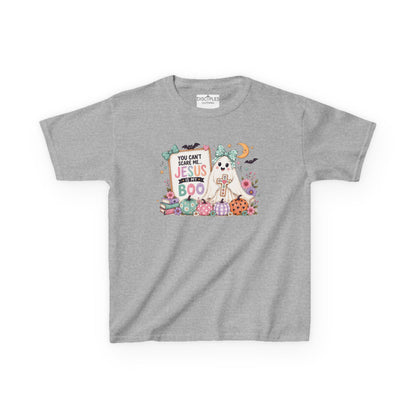 Ghost Halloween Shirt “You Can’t Scare Me, Jesus Is My Boo” Kids T-Shirt
