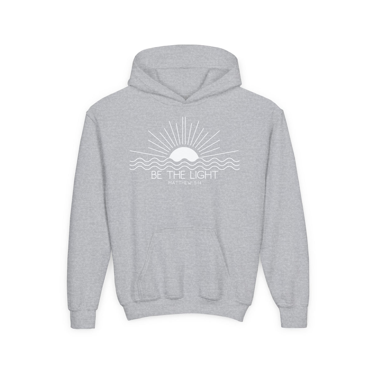 Be The Light Sunrise Youth Hoodie