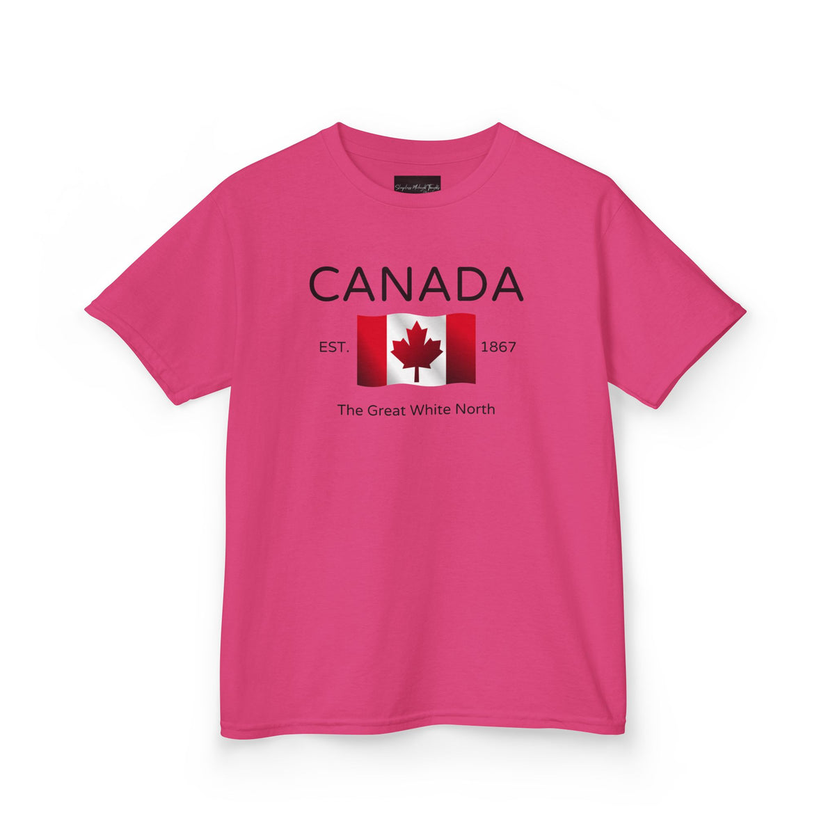 Canada The Great White North Est 1867 Youth T-Shirt