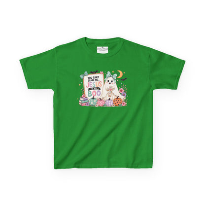 Ghost Halloween Shirt “You Can’t Scare Me, Jesus Is My Boo” Kids T-Shirt