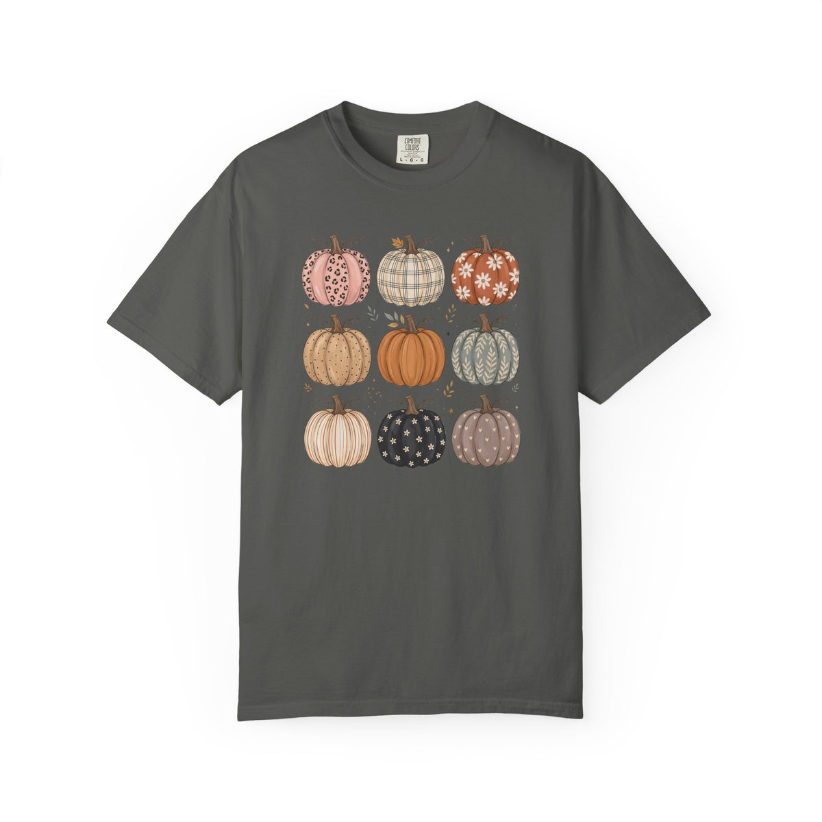 Autumn Patchwork Pumpkins T-Shirt