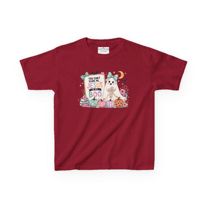 Ghost Halloween Shirt “You Can’t Scare Me, Jesus Is My Boo” Kids T-Shirt
