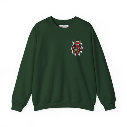 Christmas Reindeer Crewneck Sweatshirt — Cute Vintage Holiday Deer Design