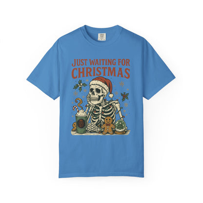 Just Waiting for Christmas Holiday Tee