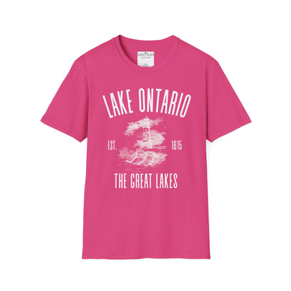 Lake Ontario Vintage Lighthouse — The Great Lakes Est. 1815 T-Shirt