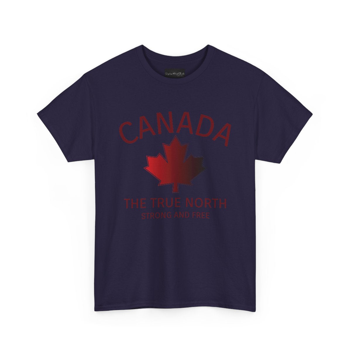Canada The True North, Strong and Free Maple Leaf T-Shirt