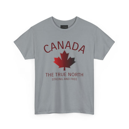 Canada The True North, Strong and Free Maple Leaf T-Shirt