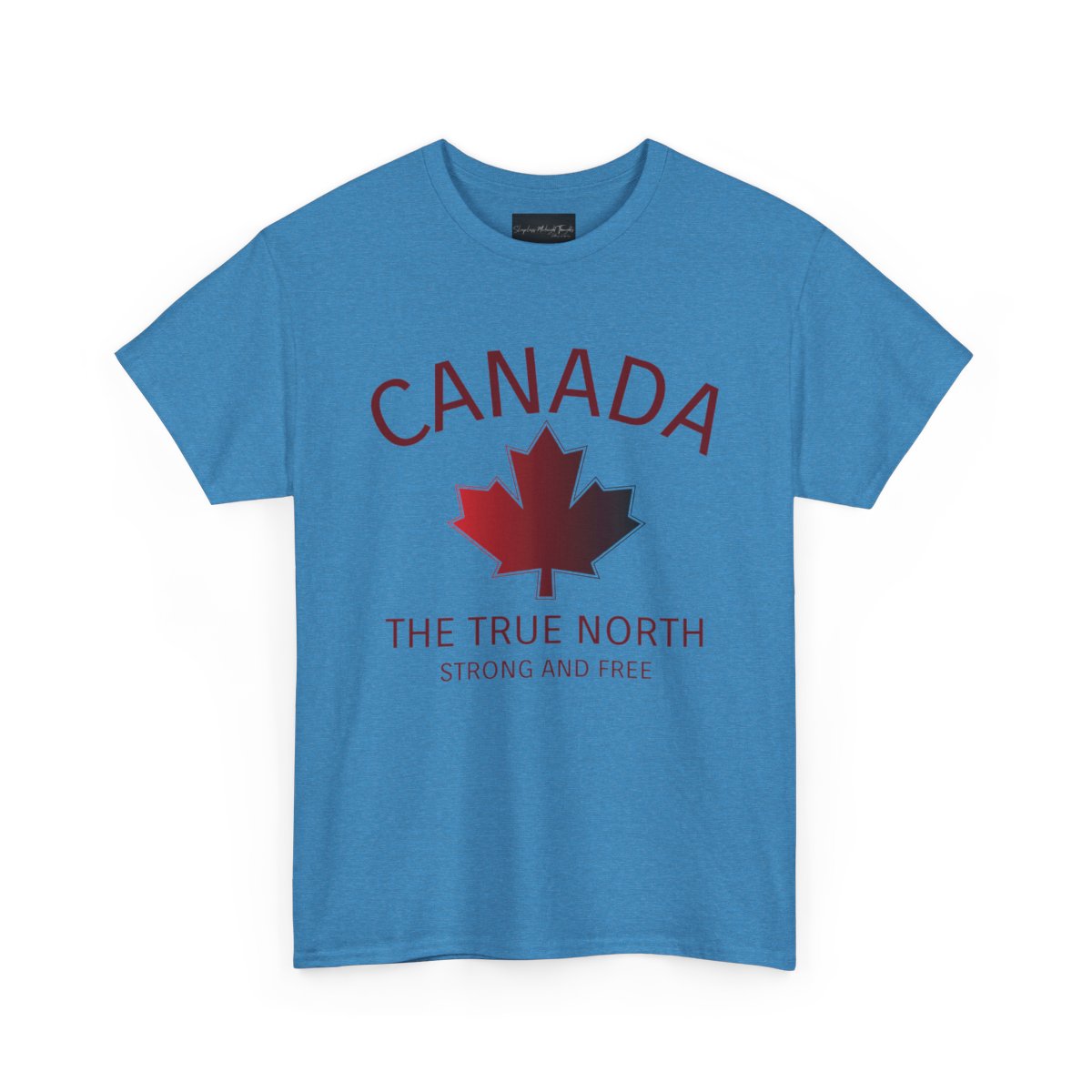 Canada The True North, Strong and Free Maple Leaf T-Shirt
