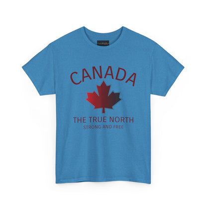 Canada The True North, Strong and Free Maple Leaf T-Shirt